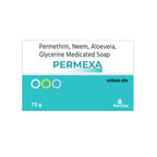 PERMEXA Medicated Soap 75g | Neem Aloe Vera Glycerine Soap (5 pcs set)