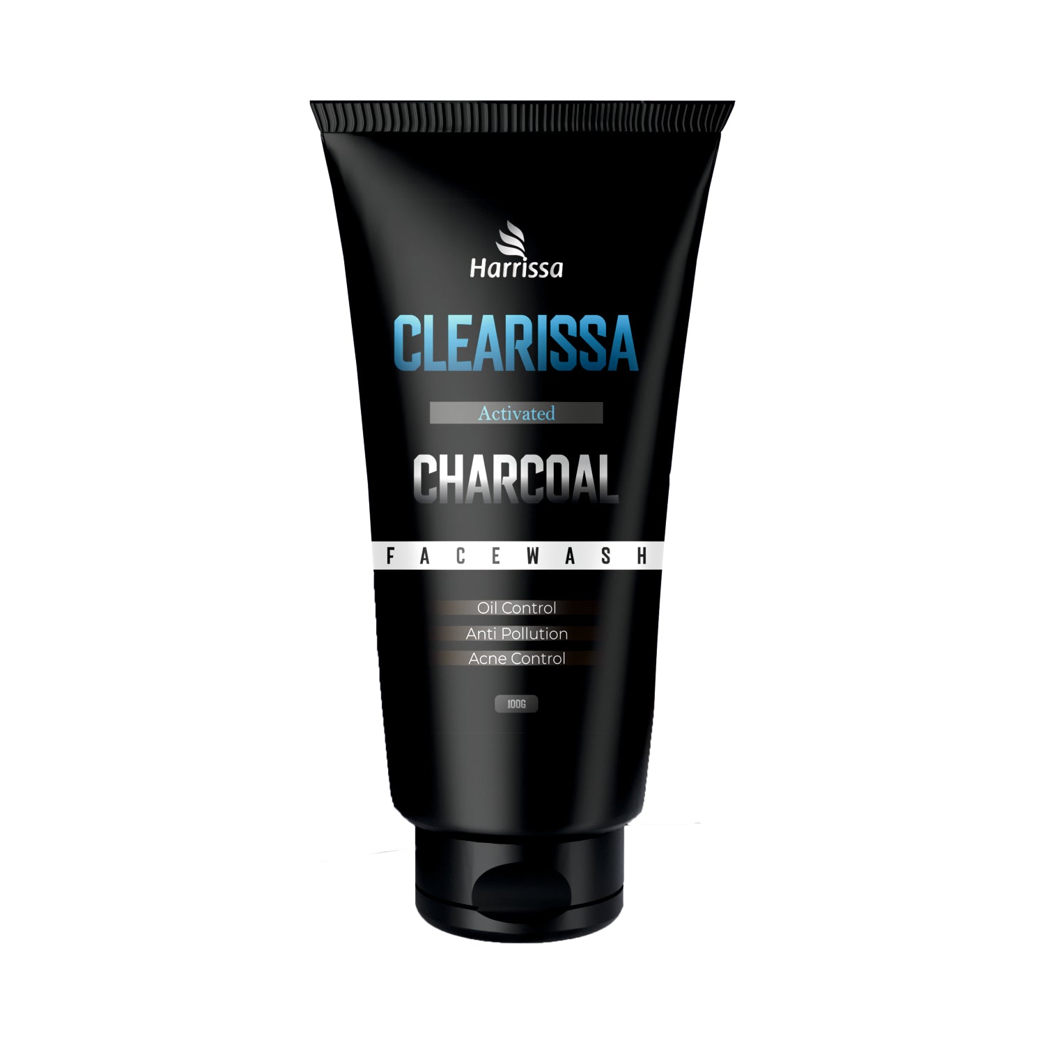 Clearissa Charcoal Face Wash 100g | Deep Cleansing & Oil Control Face Cleanser
